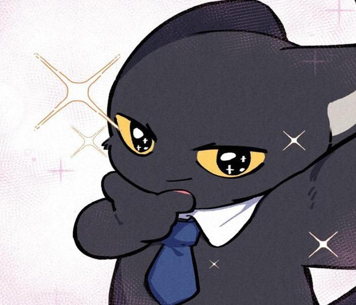 Ảnh mèo anime chibi ngầu đẹp