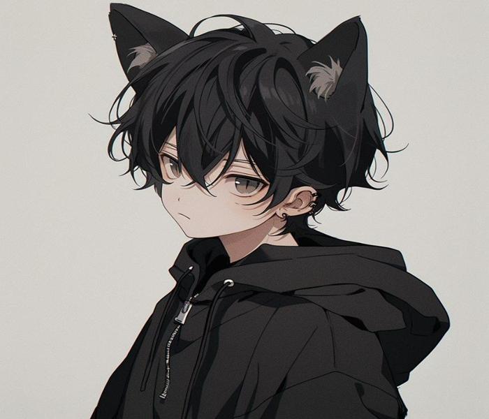 Ảnh mèo anime chibi ngầu đẹp