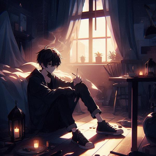 [Ảnh Anime Nam Buồn] 2025+ Hình Trai Anime Buồn Khóc Dưới Mưa Cute