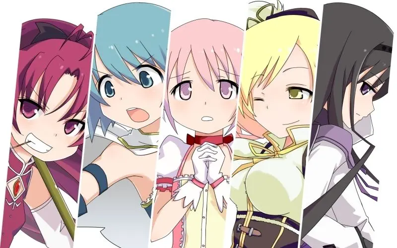 Ảnh chibi anime 5 người nữ