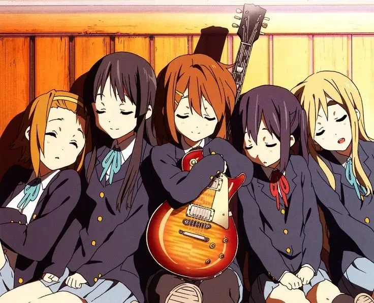 Ảnh chibi anime 5 người nữ