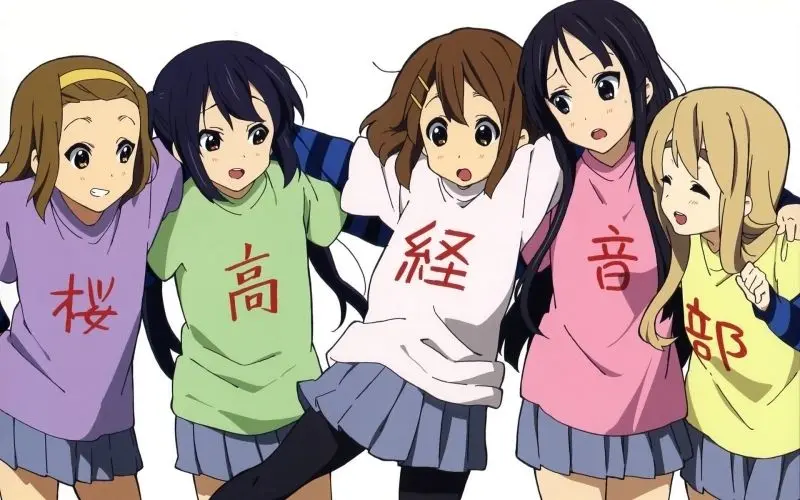 Ảnh chibi anime 5 người nữ
