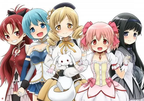 Ảnh chibi anime 5 người nữ