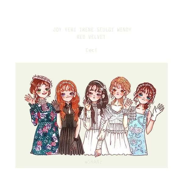 Ảnh chibi anime 5 người nữ