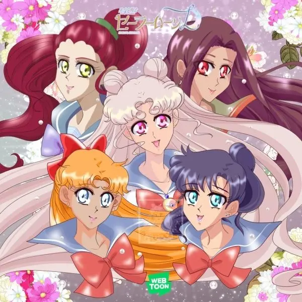 Ảnh chibi anime 5 người nữ
