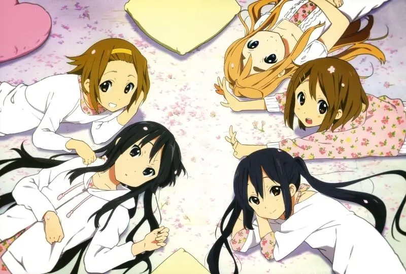 Ảnh chibi anime 5 người nữ