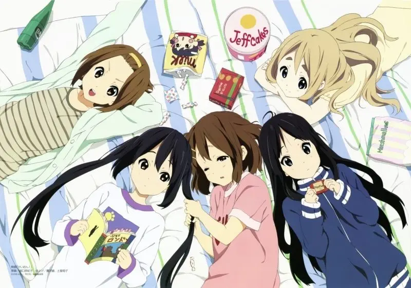 Ảnh chibi anime 5 người nữ