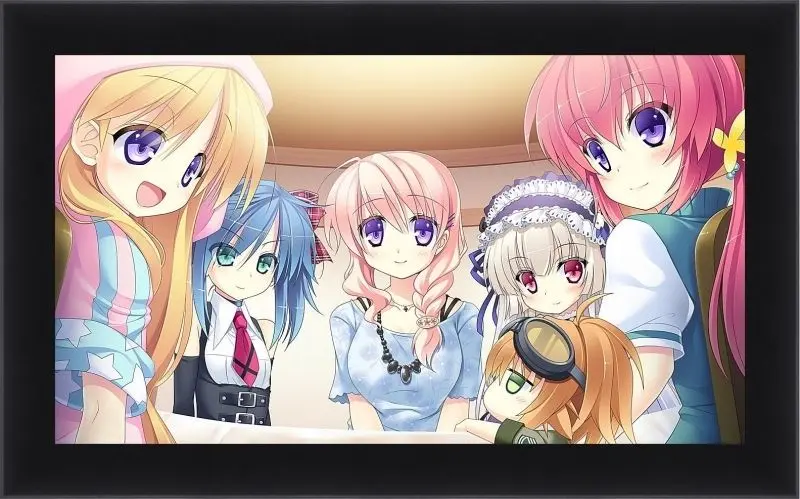 Ảnh chibi anime 5 người nữ