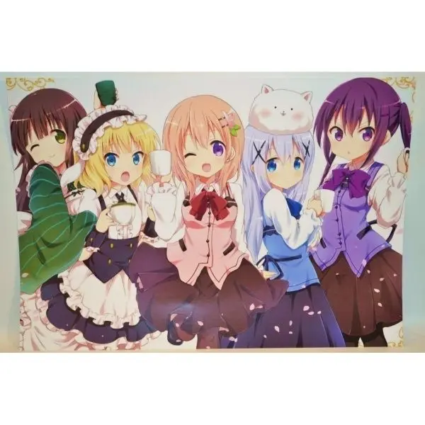 Ảnh chibi anime 5 người nữ