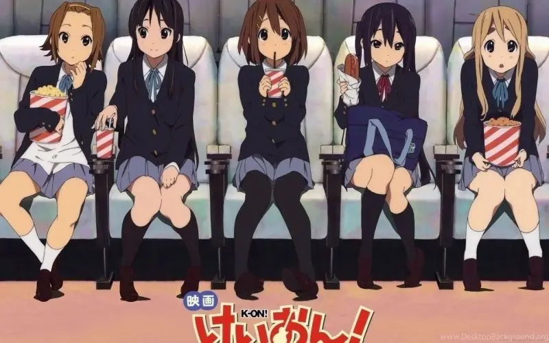 Ảnh chibi anime 5 người nữ