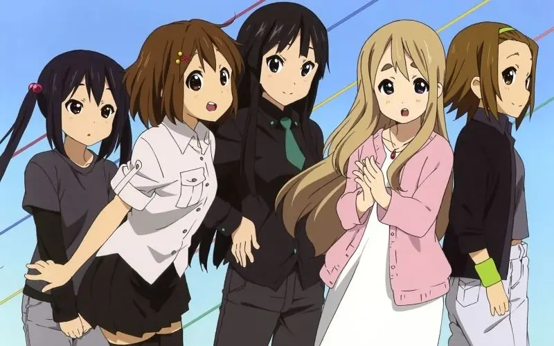 Ảnh chibi anime 5 người nữ