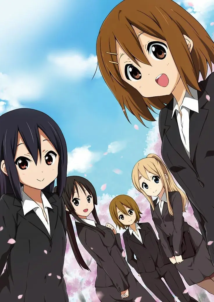 Ảnh chibi anime 5 người nữ