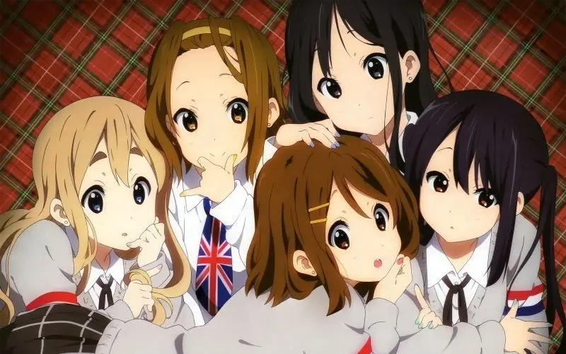 Ảnh chibi anime 5 người nữ