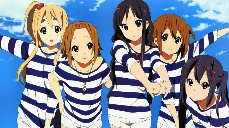 Ảnh chibi anime 5 người nữ