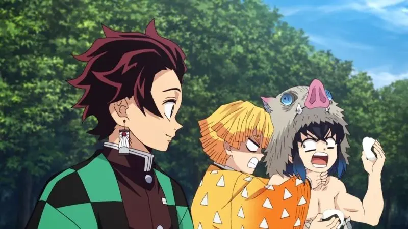 Ảnh Kimetsu Yaiba chibiẢnh Zenitsu và Inosuke chibi ngộ nghĩnh