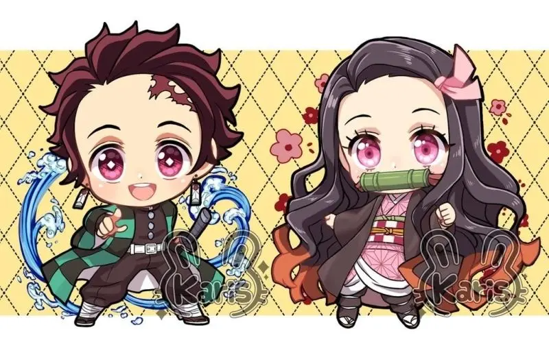 Ảnh Kimetsu Yaiba chibi
