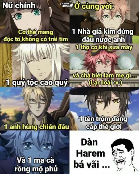Khám phá những bức ảnh anime khôi hài nhất, đảm bảo làm bạn bật cười!