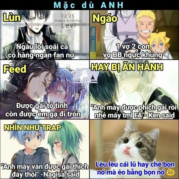 Ảnh anime vui nhộn – Món quà ý thức cho những người nào yêu anime!