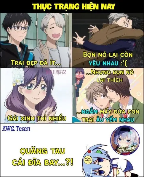 Thả tim ngay với những bức ảnh anime khôi hài đáng yêu này!