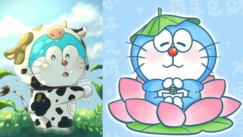 Ảnh Doraemon chibi – Bộ sưu tập đáng yêu gắn liền tuổi thơ