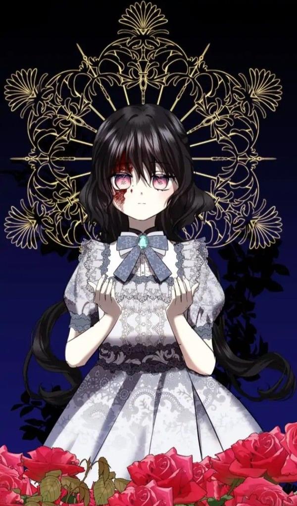 Hình bé gái anime bị thương
