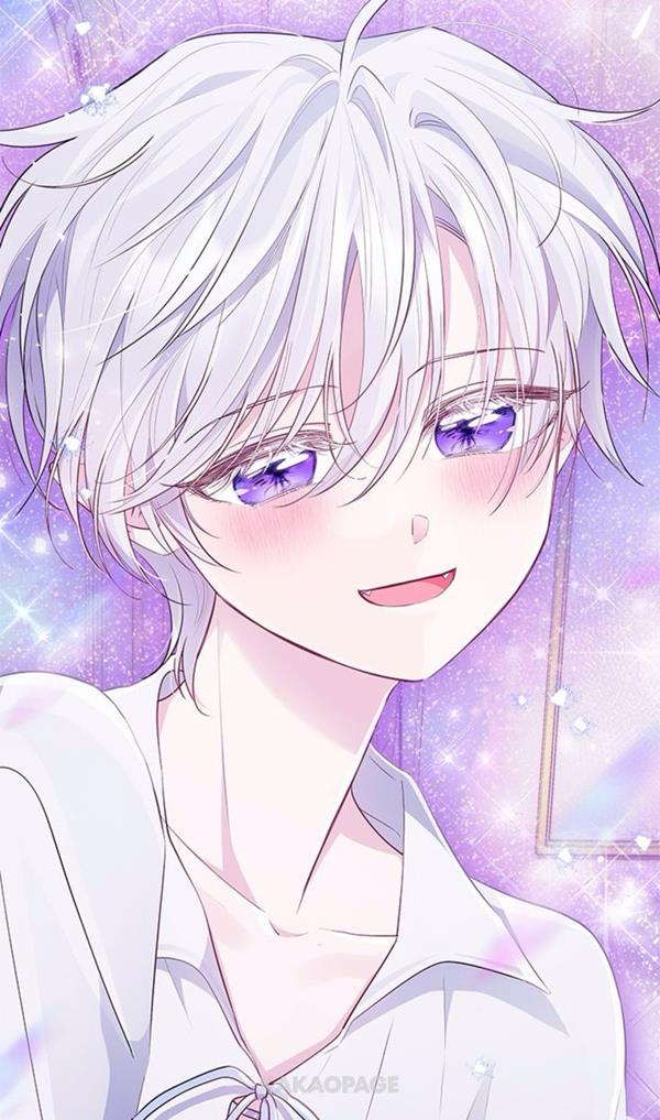 Hình nam anime tóc bạch kim