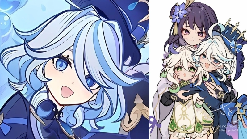 Ảnh Furina chibi – Bộ sưu tập dễ thương và đáng yêu nhất từ Genshin Impact