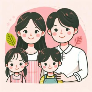 Ảnh gia đình 4 người