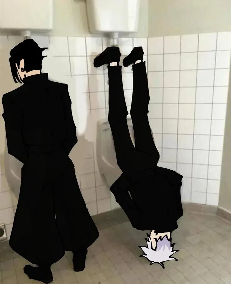 Gojo meme gif vận động vô cùng biểu cảm