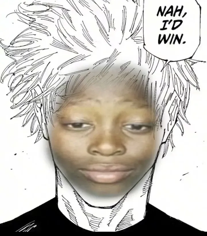 Gojo meme manga lấy từ khung truyện gây khiếp sợ