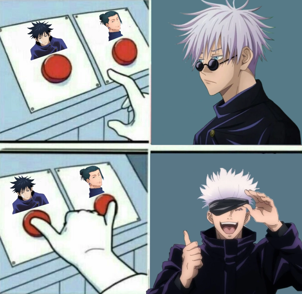 Gojo meme template được sử dụng mọi thể loại