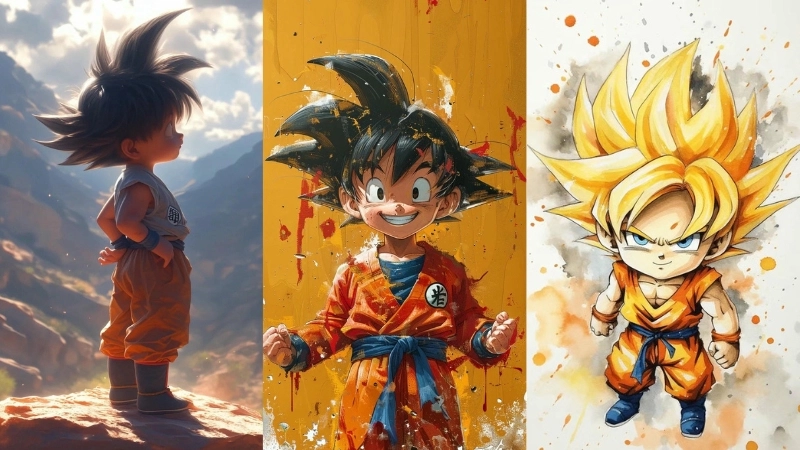 Ảnh Goku chibi – Bộ sưu tập huyền thoại dễ thương từ Dragon Ball