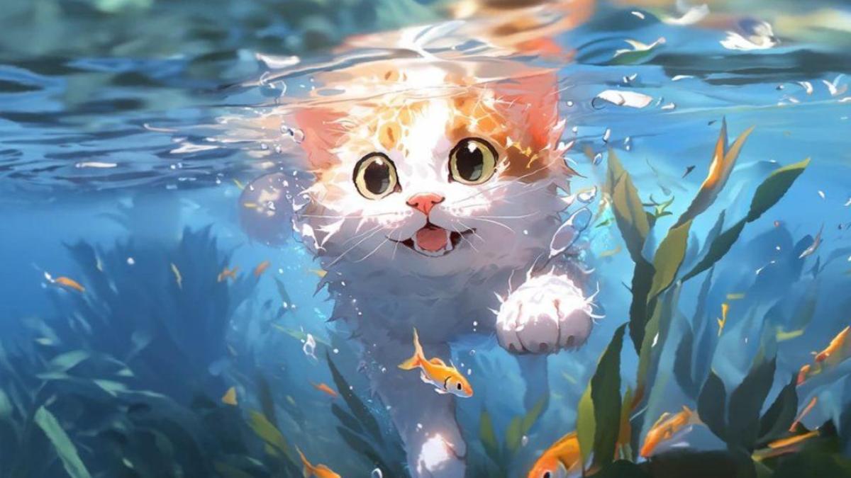 +999 Hình Nền Mèo Anime Cute, Dễ Thương Nhất Cõi Mạng – ĐT, PC HD