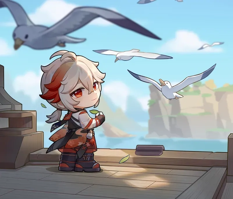 Ảnh Kazuha chibi