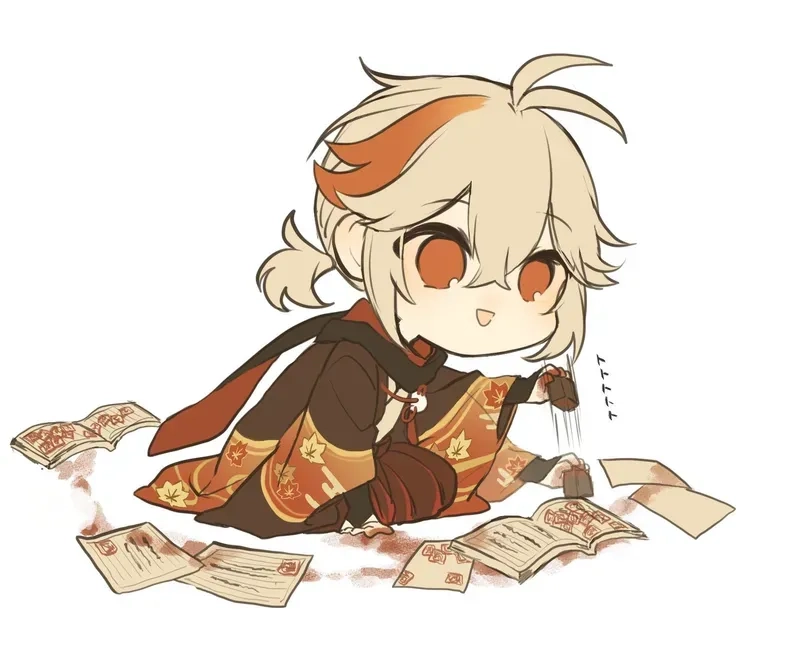 Ảnh Kazuha chibi