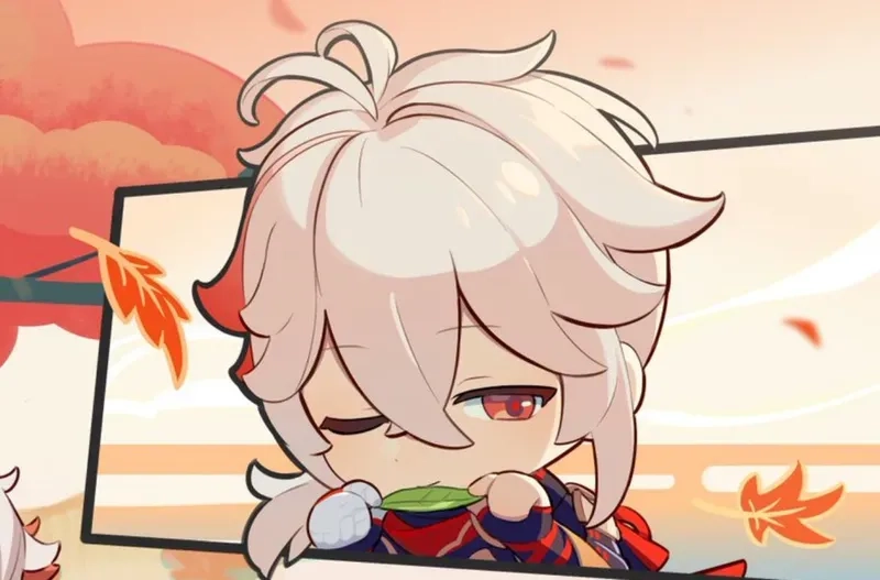 Ảnh Kazuha chibi