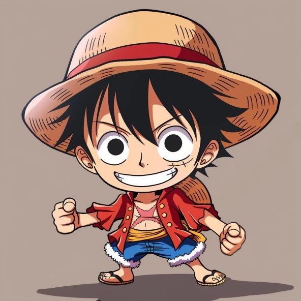 Ảnh Luffy chibi