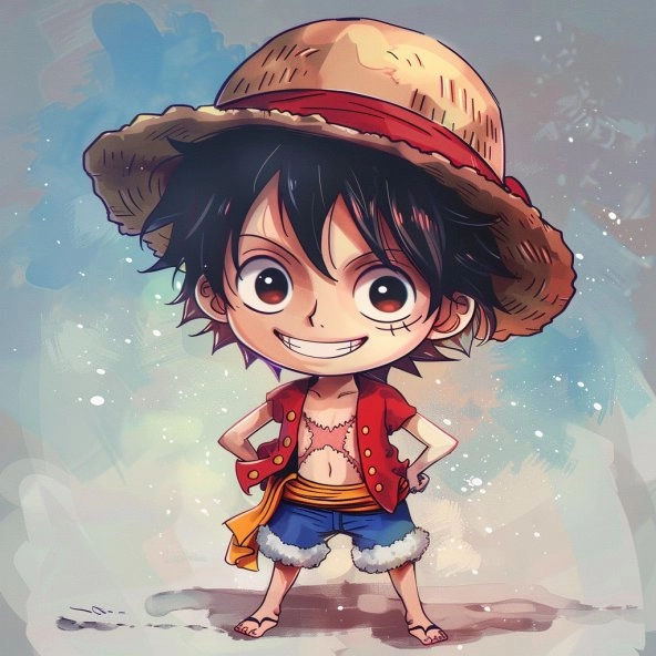 Ảnh Luffy chibi