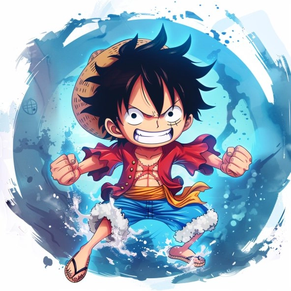 Ảnh Luffy chibi