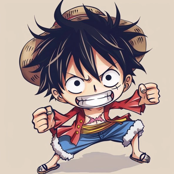 Ảnh Luffy chibi