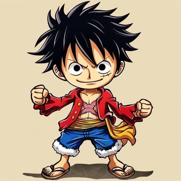 Ảnh Luffy chibi