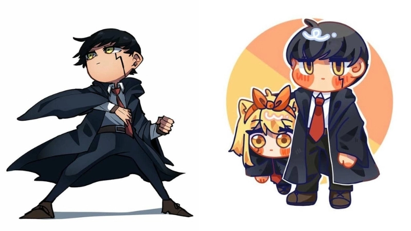 Ảnh Mashle chibi – Bộ sưu tập hài hước và dễ thương từ Mashle: Magic and Muscles