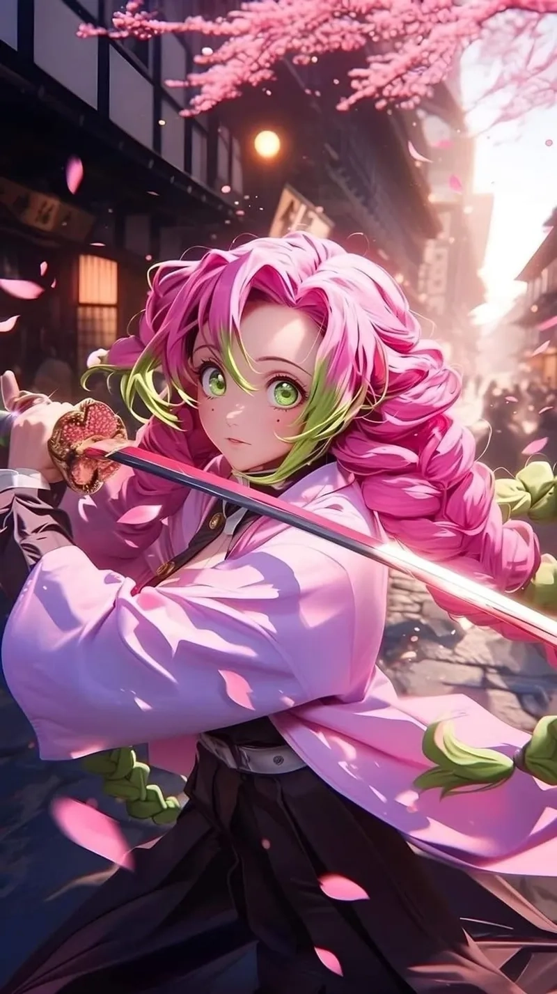 Toàn cầu màu hồng của Mitsuri anime