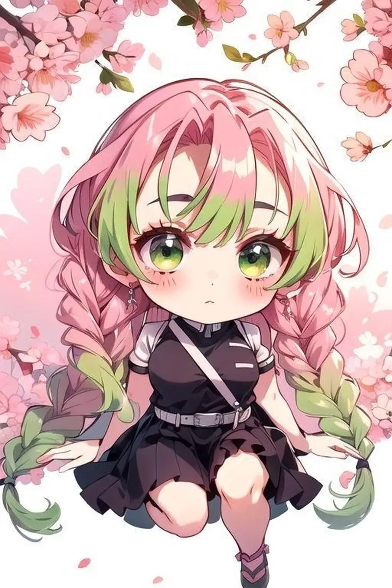 Ảnh Mitsuri chibi dễ thương