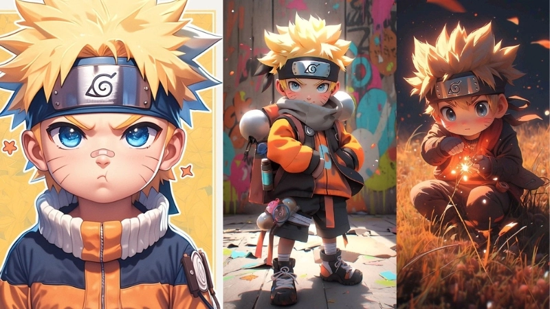 Ảnh Naruto chibi – Bộ sưu tập dễ thương và ngộ nghĩnh từ Naruto