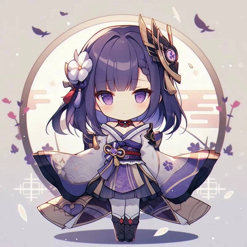 Ảnh Raiden Shogun chibi