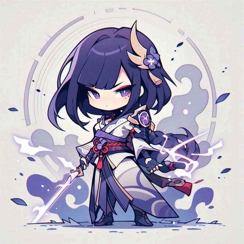 Ảnh Raiden Shogun chibi