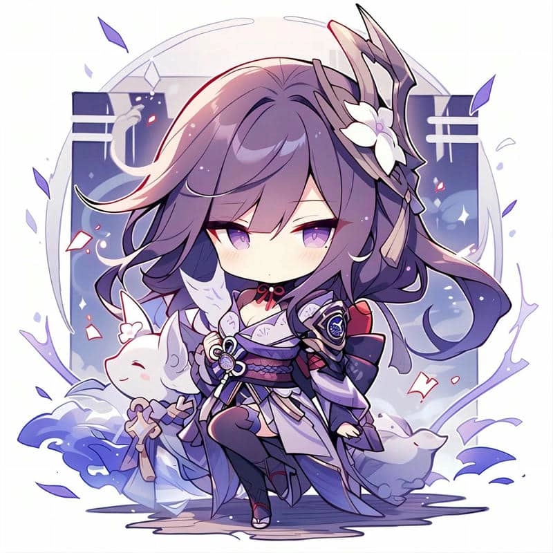 Ảnh Raiden Shogun chibi