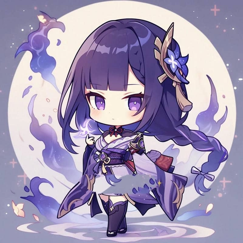 Ảnh Raiden Shogun chibi