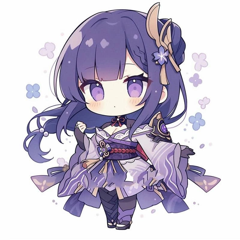 Ảnh Raiden Shogun chibi
